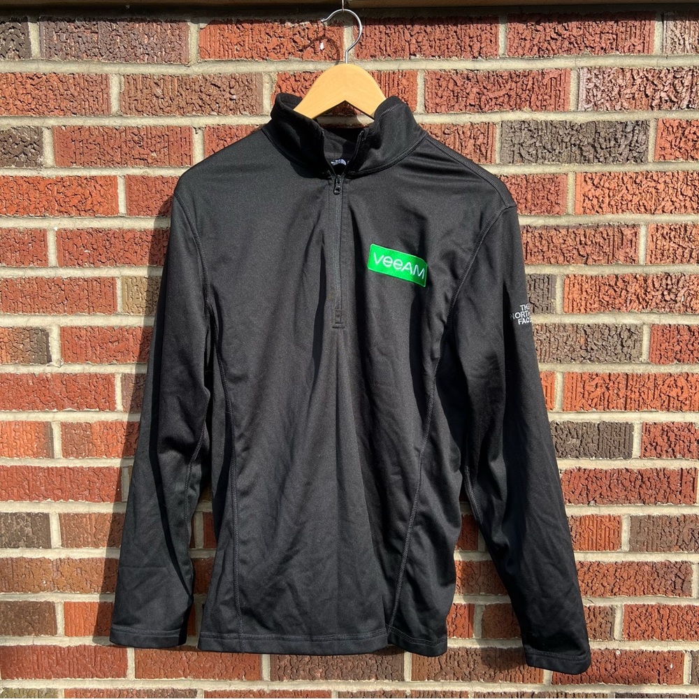 The North Face Black 1/4 Zip Up Athletic Jacket